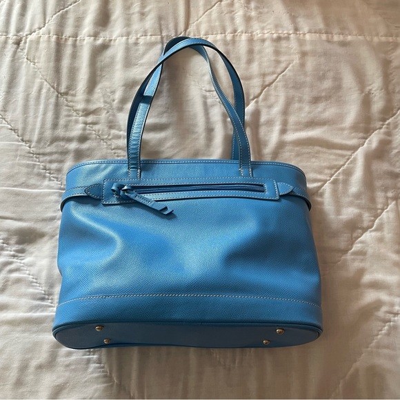 Dooney and Bourke Tote Bag Blue Purse - Picture 2 of 15